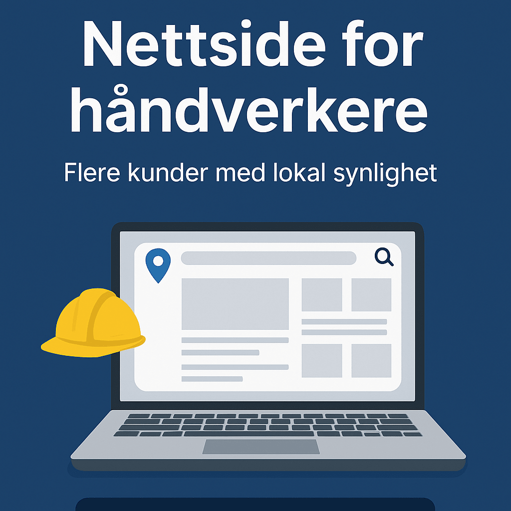 Nettside for håndverkere – få flere oppdrag fra Google